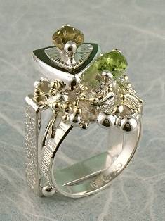 artisan made handcrafted jewelry,, jewellery with colour stones, jewellery with natural gemstones, jewellery with real pearls, where to buy jewellery for mature womens, jewellery from mixed metals with gemstones, gregory pyra piro ring 9564
