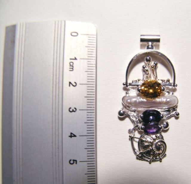 Gregory Pyra Piro One of a kind Original Hand made Art Jewellery