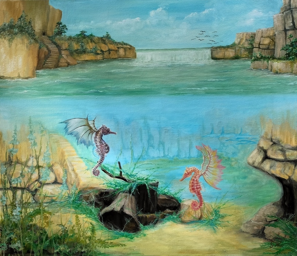 Öl auf Leinwand, Öl Gemälde, Surrealismus, Gregory Pyra Piro