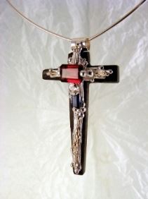 artisan made handcrafted jewelry,, jewellery with colour stones, jewellery with natural gemstones, jewellery with real pearls, where to buy jewellery for mature womens, jewellery from mixed metals with gemstones, #Cross #Pendant 2731