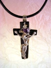 artisan made handcrafted jewelry,, jewellery with colour stones, jewellery with natural gemstones, jewellery with real pearls, where to buy jewellery for mature womens, jewellery from mixed metals with gemstones,  #Cross #Pendant 3141