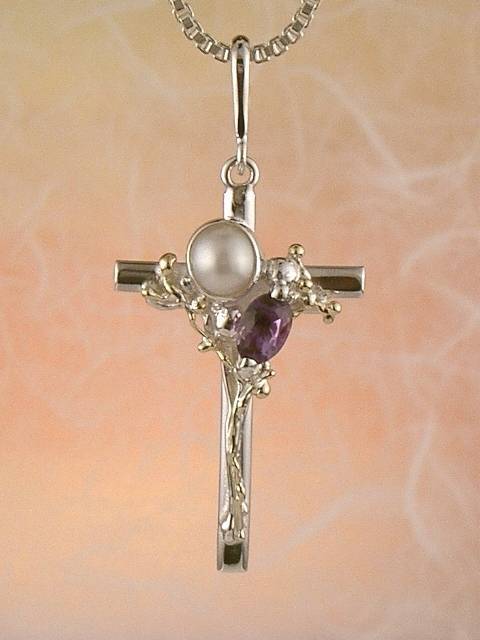 where to find right now best artisan handcrafted jewellery, Bespoke Jewellery with Semi Precious Stones, #Cross #Pendant 2693