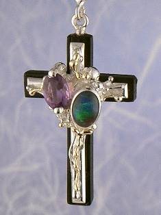 where to find right now best artisan handcrafted jewellery, Bespoke Jewellery with Semi Precious Stones, #Cross #Pendant 5832