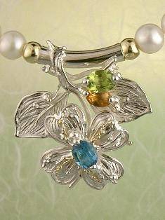 artisan made handcrafted jewelry,, jewellery with colour stones, jewellery with natural gemstones, jewellery with real pearls, where to buy jewellery for mature womens, jewellery from mixed metals with gemstones, facet cut citrine and facet cut peridot #Necklace 2865