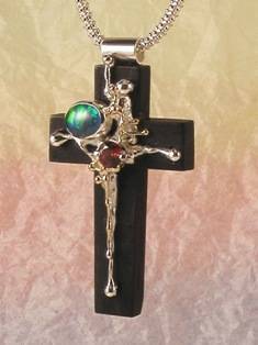 where to find right now best artisan handcrafted jewellery, Bespoke Jewellery with Semi Precious Stones, #Cross #Pendant 8395