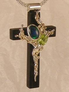 where to find right now best artisan handcrafted jewellery, Bespoke Jewellery with Semi Precious Stones, #Cross #Pendant 9837