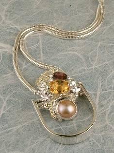 anillo plata de ley y oro 585 con piedras de moda, anillo para mujeres de plata de ley con piedras, joyas de autor plata de ley con piedras para mujeres, anillo #Colgante 9829