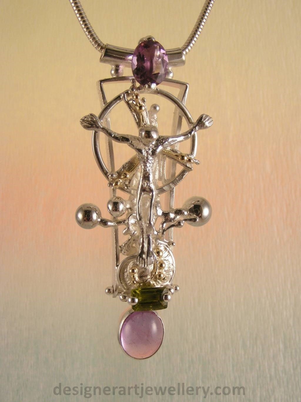 artisan made handcrafted jewelry, luxury jewelry with color stones, luxury jewelry with pearls and gemstones, handcrafted jewelry in sterling silver and 14 karat gold, luxury jewelry with gemstones and pearls, handcrafted jewelry with pearls and gemstones, jewellery from mixed metals with gemstones, gregory pyra piro art jewelry, gregory pyra piro contemporary jewelry, high quality artisan jewelry, high quality jewelry made by artist, gregory pyra piro pendant 3050
