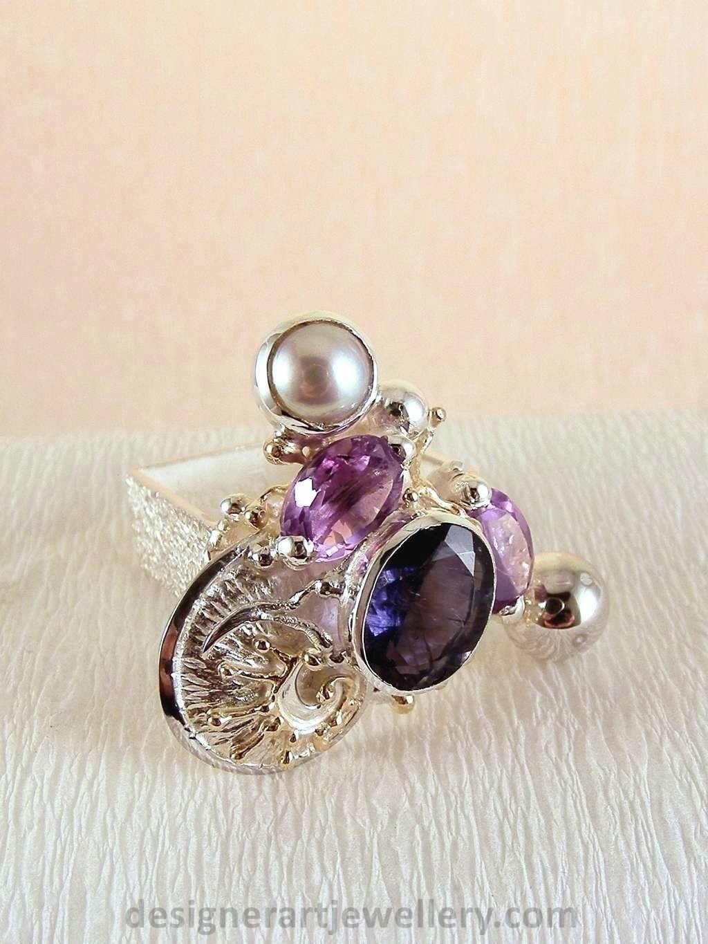 artisan handcrafted ring, one of a kind ring, sterling silver and 14 karat gold ring, gregory pyra piro rings and art jewelry, gregory pyra piro one of a kind ring 3623
