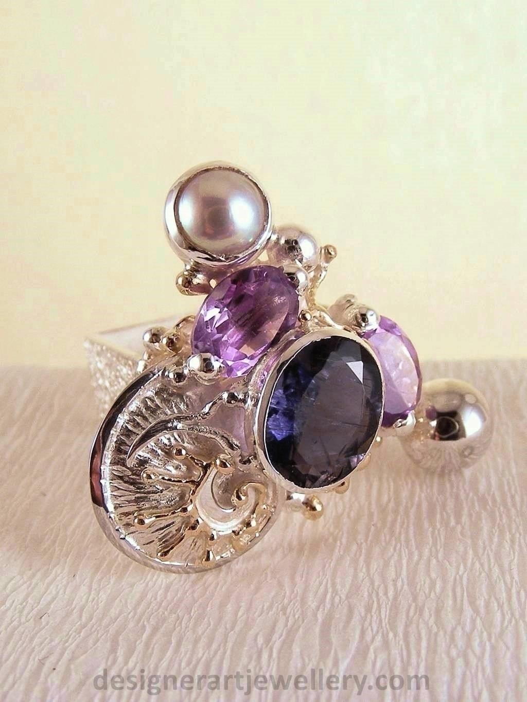 artisan handcrafted ring, one of a kind ring, sterling silver and 14 karat gold ring, gregory pyra piro rings and art jewelry, gregory pyra piro one of a kind ring 3623