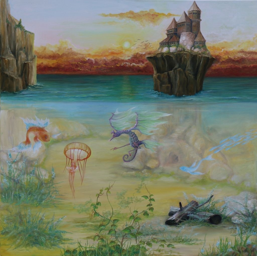 l'Huile sur Toile, Peinture à l'Huile, Surréalisme, Gregory Pyra Piro