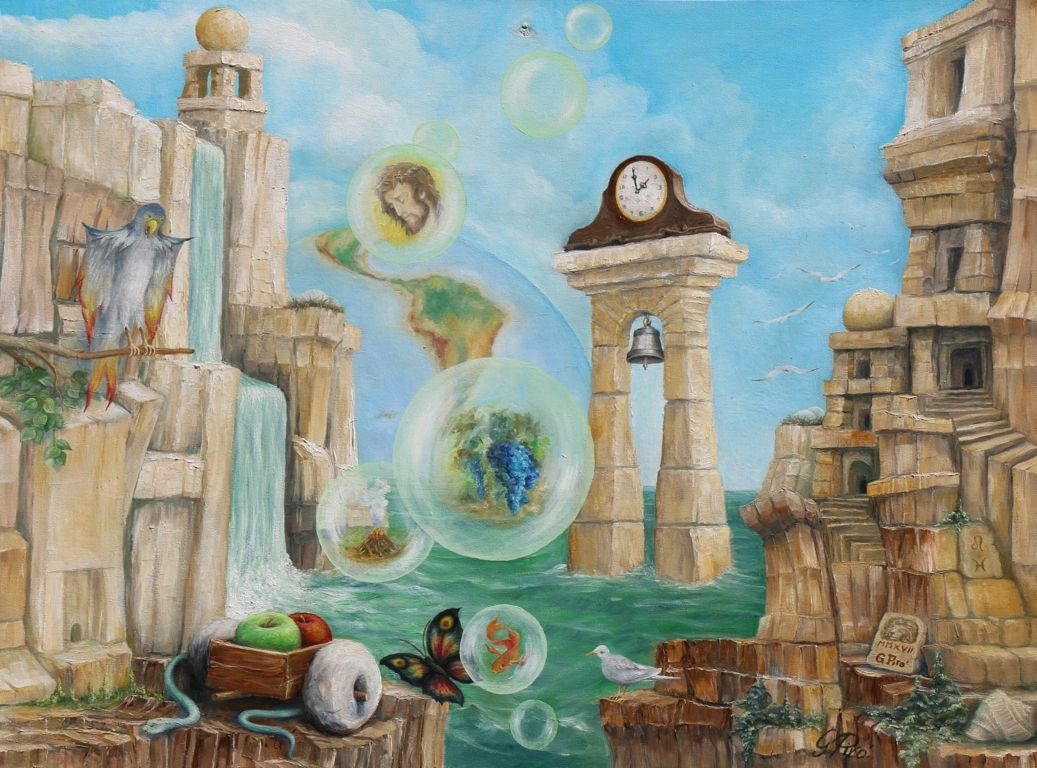 l'Huile sur Toile, Peinture à l'Huile, Surréalisme, Gregory Pyra Piro